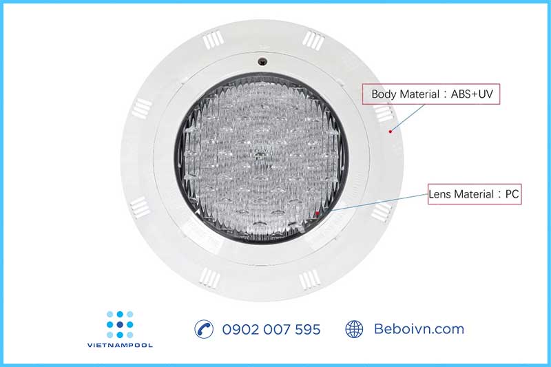 Đèn âm nước bể bơi SV6003B đạt tiêu chuẩn kháng nước IP68