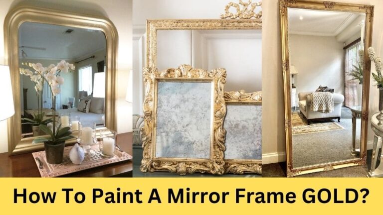 how to make a mirror gold