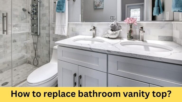 how to replace bathroom vanity top