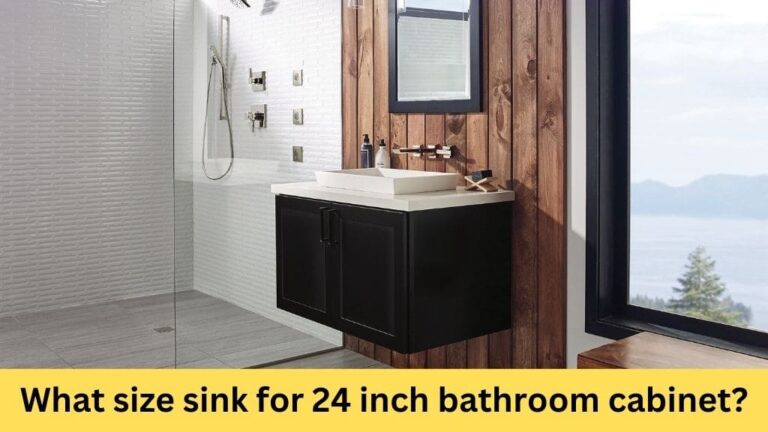 what size sink for 24 inch bathroom cabinet